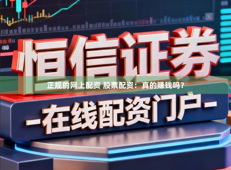 正规的网上配资 股票配资：真的赚钱吗？