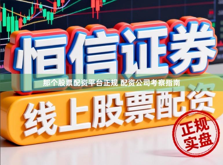 那个股票配资平台正规 配资公司考察指南